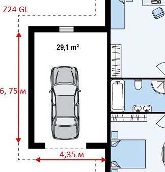 Планировка гаража 6х4 внутри фото